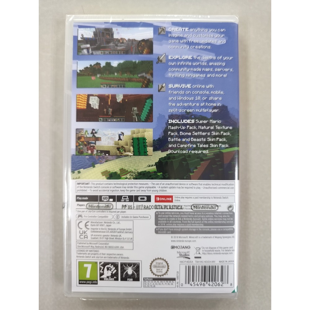 NS全新現貨不用等 Minecraft 我的世界 中英文歐版（內建中文）Switch-細節圖2