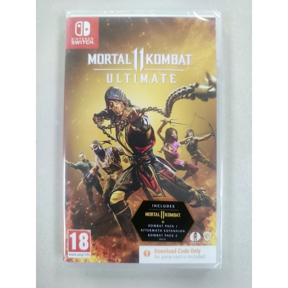 NS全新現貨不用等 真人快打11 終極版 中英文盒裝序號歐版（內建中文）Mortal Kombat 11 Switch-細節圖2