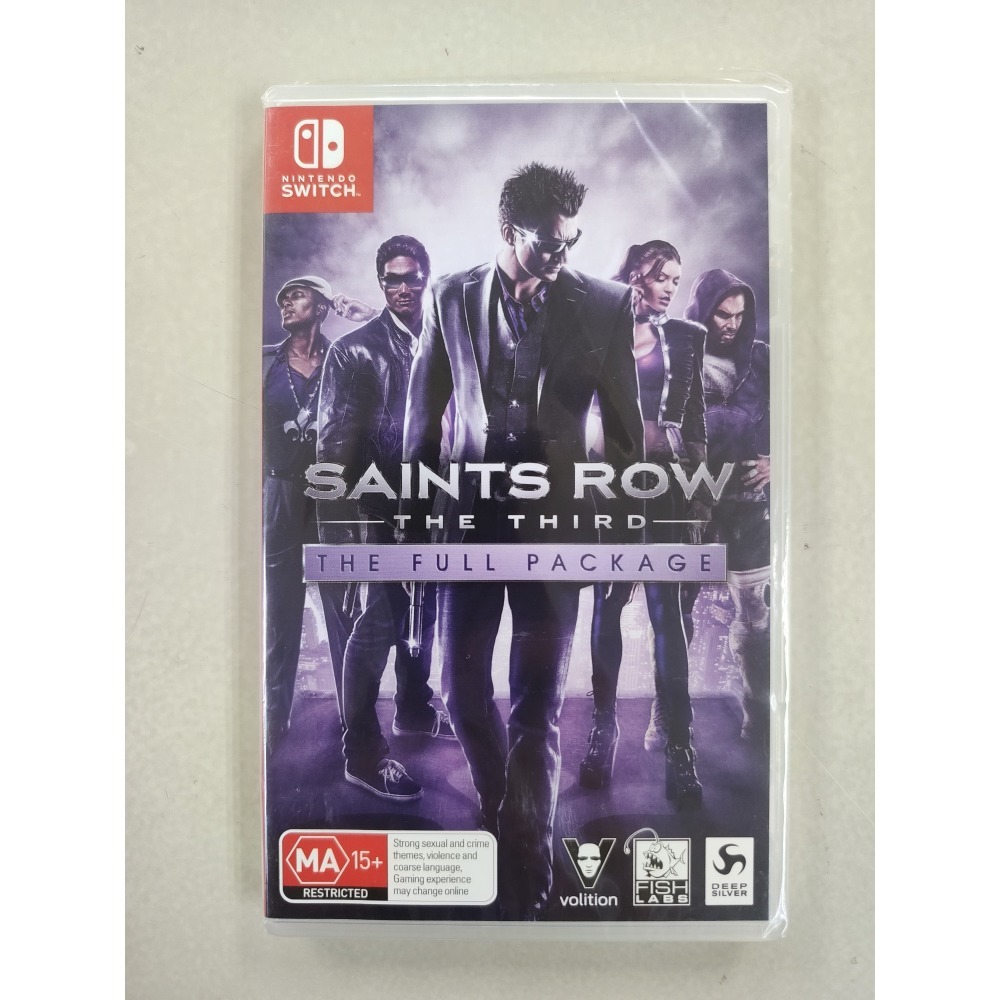 NS全新現貨不用等 黑街聖徒 3完全版 英文歐美版(無中文) Saints row the third switch-規格圖2
