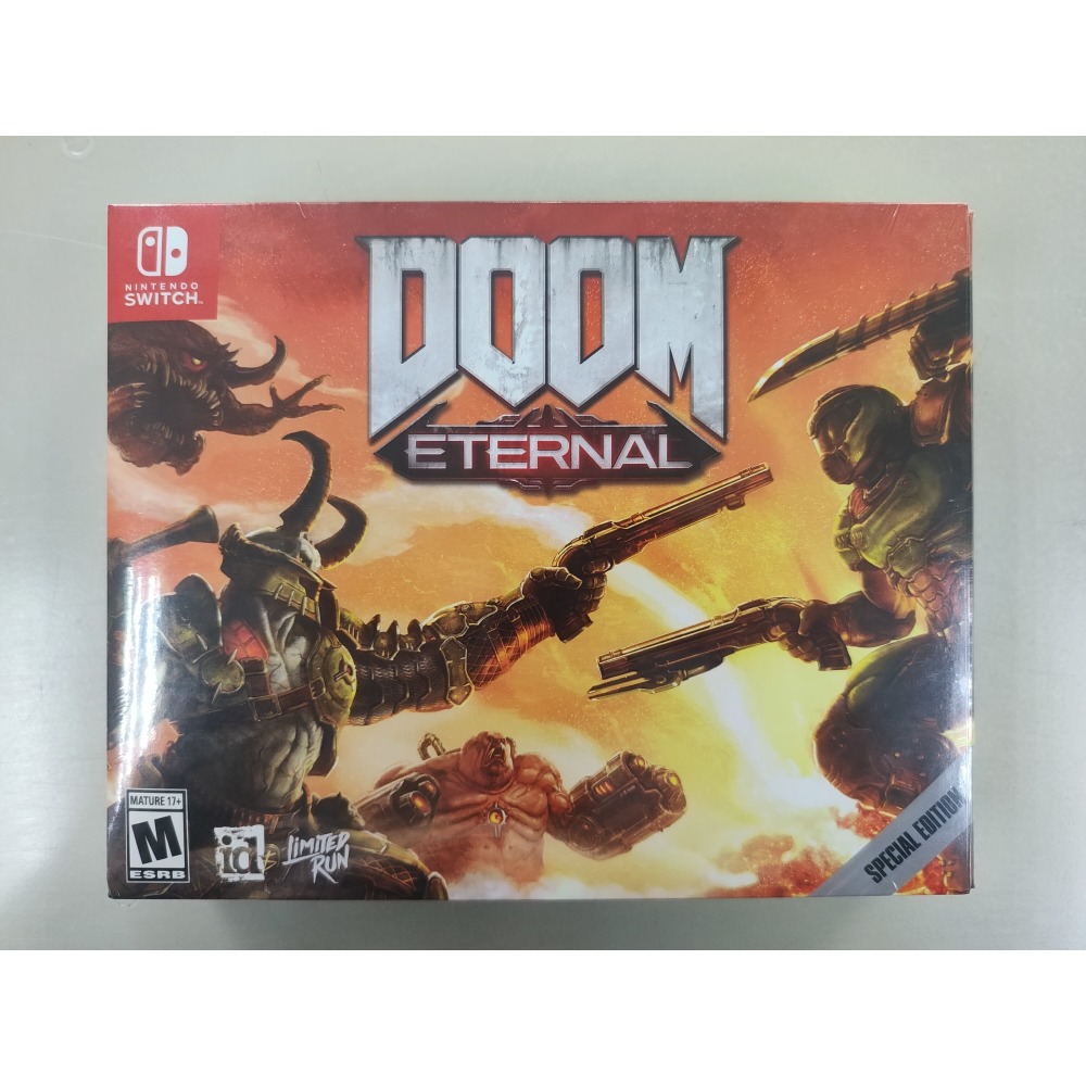 絕版稀有！！NS全新現貨不用等 毀滅戰士：永恆 特別限定版（遊戲內建中文）Doom：eternal Switch-細節圖2