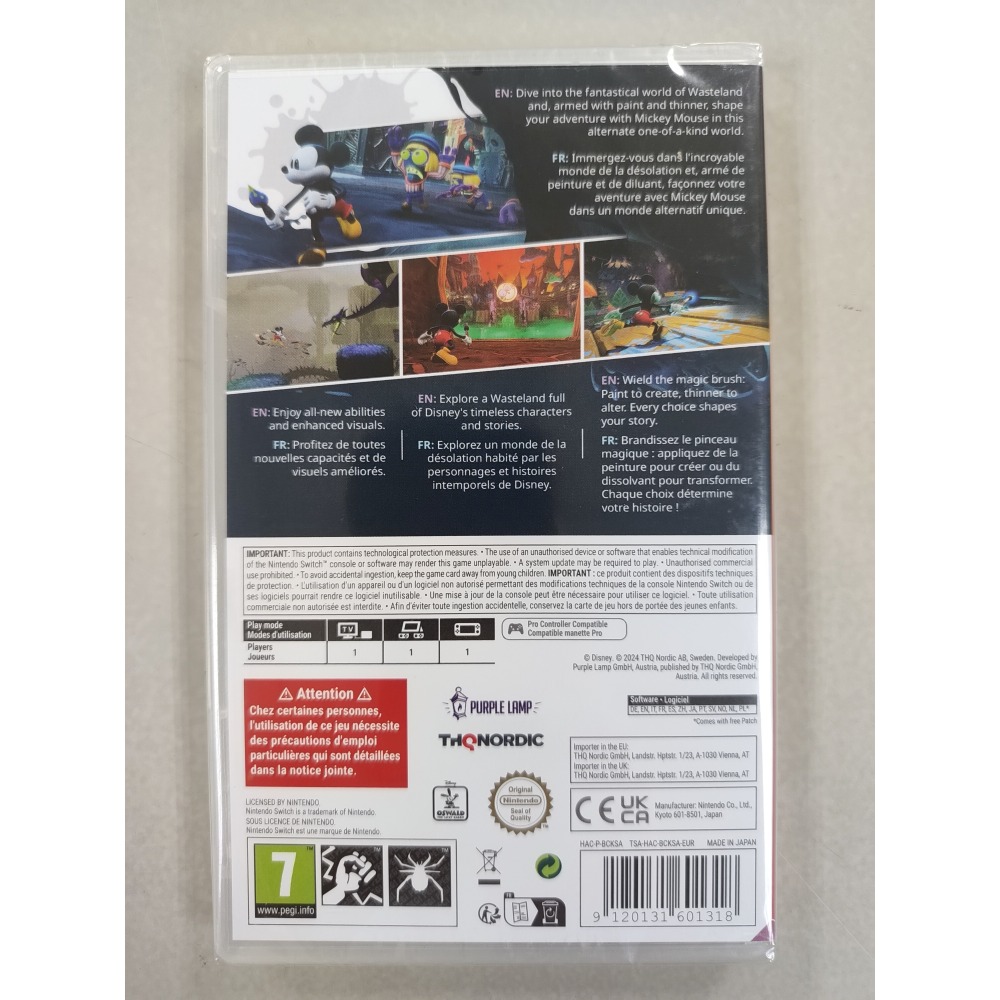 NS全新現貨不用等 迪士尼 傳奇米奇 重製版 中英文歐版（內建中文）Disney Switch-細節圖2