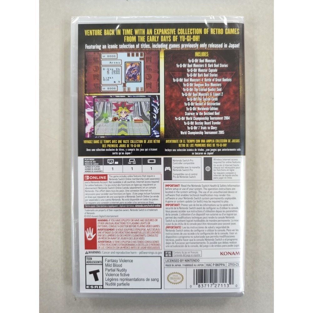 NS全新現貨不用等附神鷹羽毛掃 遊戲王 昔日精選集 英日文美版（無中文）Yu gi oh Switch-細節圖2