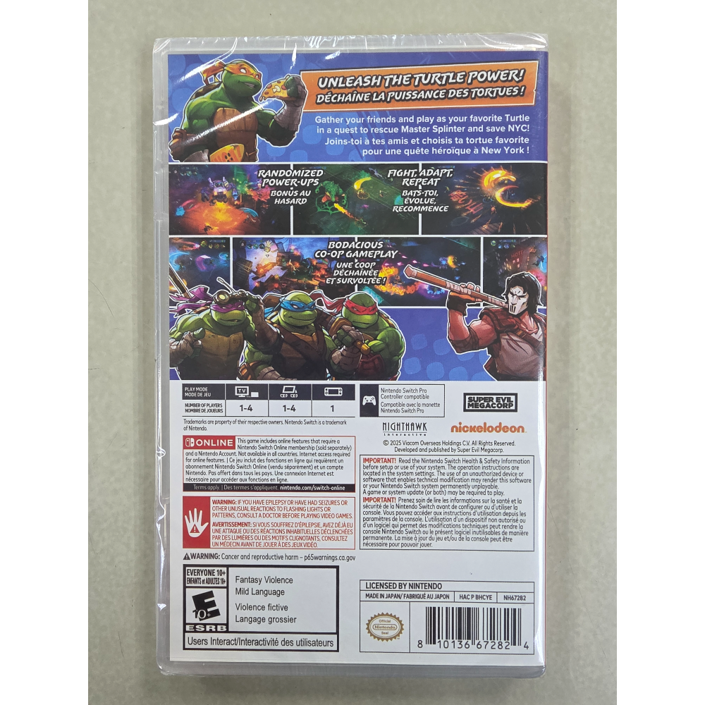 NS全新現貨不用等附特典 忍者龜：史林特的命運 豪華版 中英文美版（內建中文）Switch-細節圖2