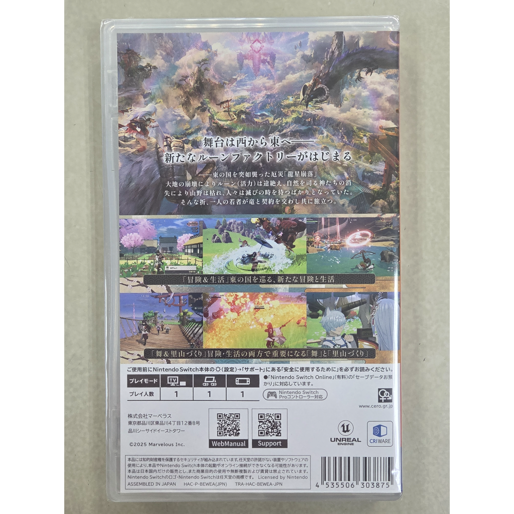 NS全新現貨不用等 符文工廠 龍之天地 中日文純日版（內建中文）Switch-細節圖2