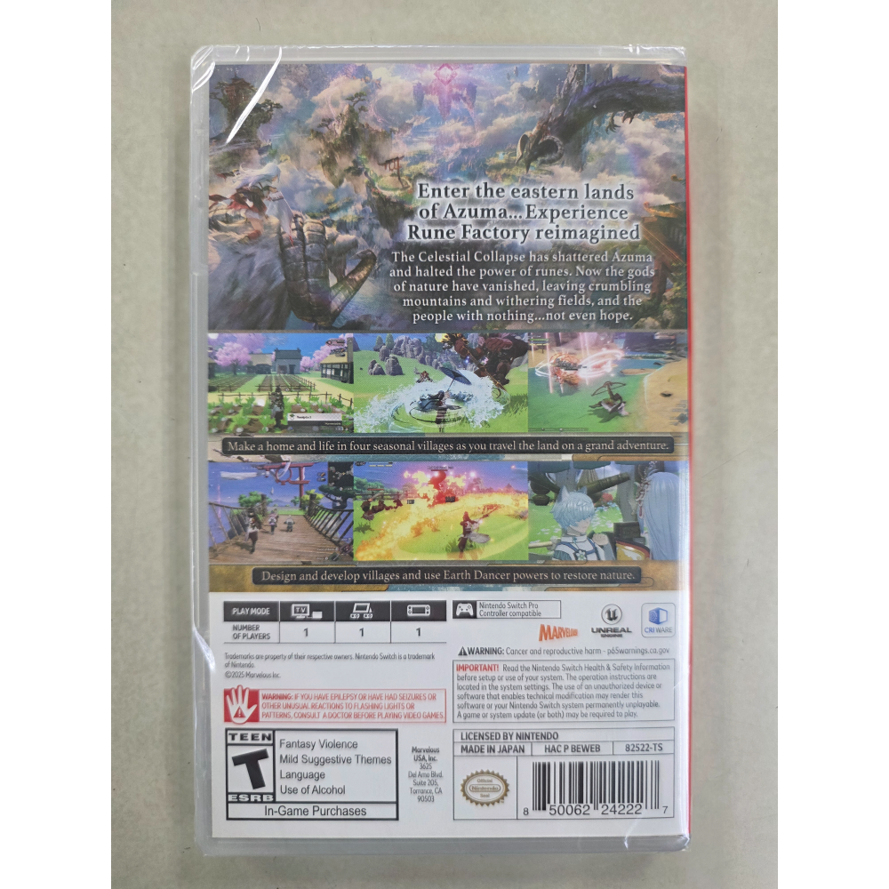NS全新現貨不用等附特典 符文工廠 龍之天地 中英文美版（內建中文）Switch-細節圖2