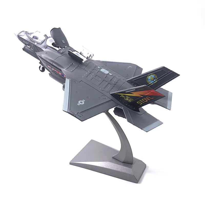 聖誕節交換禮物1/72美國海軍陸戰隊F-35B垂直升降隱形戰鬥機仿真合金模型成品-細節圖5