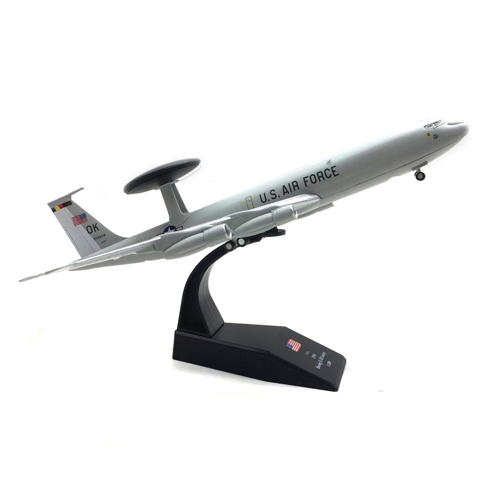 聖誕節交換禮物1/200美國Boeing E-3 Sentry AWACS波音E-3預警機合金飛機模型-細節圖2