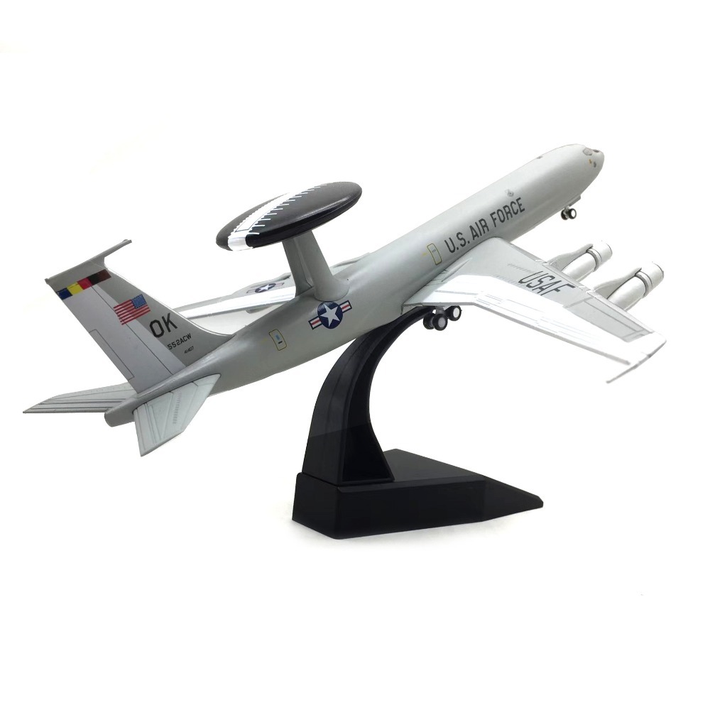 聖誕節交換禮物1/200美國Boeing E-3 Sentry AWACS波音E-3預警機合金飛機模型-細節圖3