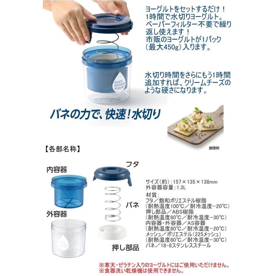 日本 AKEBONO 丸型水切速濾優格盒 日本製 優格盒組 水切優格瀝水盒升級版-細節圖6