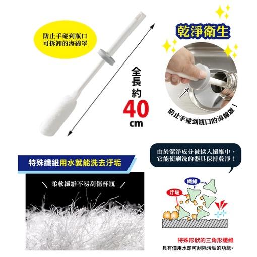 SANKO 不鏽鋼瓶專用纖維式清潔刷(免用清潔劑)-細節圖3