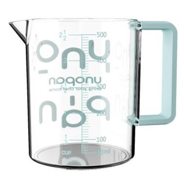 《UNOPAN》屋諾 料理塑膠量杯500ml  耐熱量杯 耐熱塑膠量杯 UN31005(薄荷綠)/UN31006(粉紅)-細節圖2