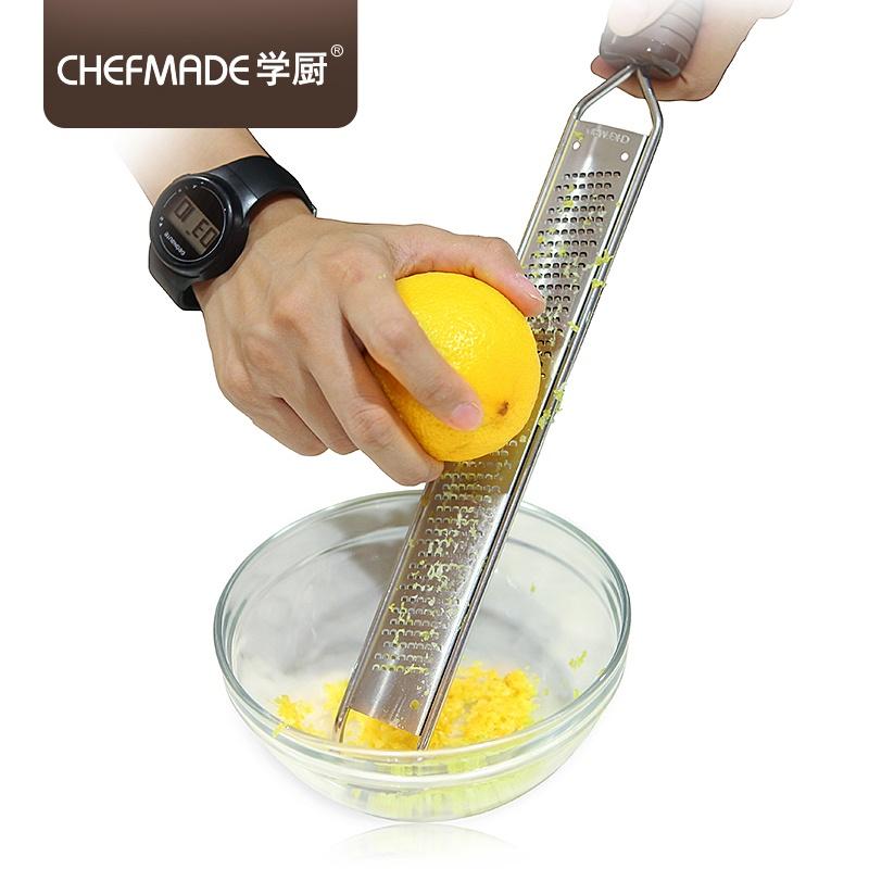 Chefmade 學廚 手持式不銹鋼 檸檬刨絲器 起司刨絲器 刨刀-細節圖3