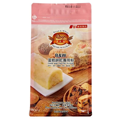 豐盟麵粉 B&amp;W 無添加物 蛋糕粉 低筋麵粉 (1kg/包)
