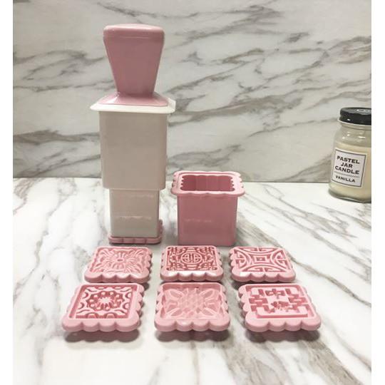 50g方型月餅模A款 餅模 方型 手柄收納-細節圖2