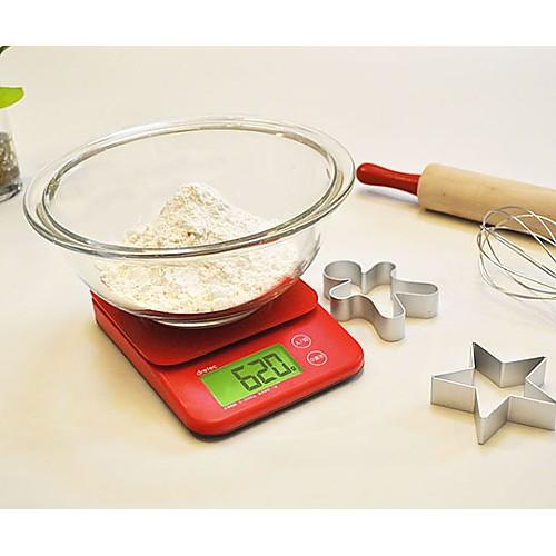 【dretec】「巴克特」強化玻璃廚房料理 電子秤 5kg-細節圖3