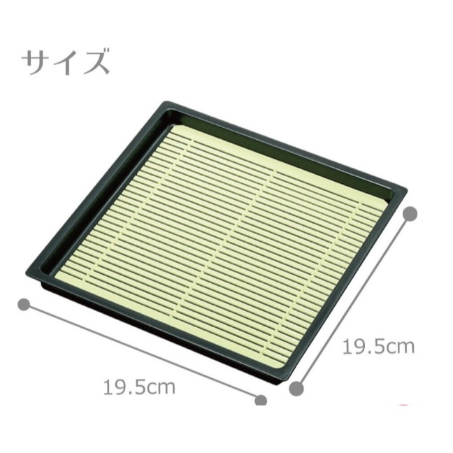 日本製 蕎麥涼麵盤  可重疊收納 瀝水盤 食材架 冷面盤 涼麵盤 和風日式料理盤 烏龍麵 涼麵線 盤子-細節圖6