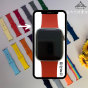 Apple Watch錶帶 運動錶帶 矽膠錶帶 蘋果手錶錶帶 38 40 41MM 短錶帶 S8 SE 765432-規格圖10