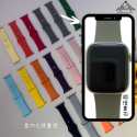 Apple Watch錶帶 運動錶帶 矽膠錶帶 蘋果手錶錶帶 38 40 41MM 短錶帶 S8 SE 765432-規格圖10