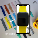 Apple Watch錶帶 運動錶帶 矽膠錶帶 蘋果手錶錶帶 38 40 41MM 短錶帶 S8 SE 765432-規格圖10