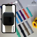 Apple Watch錶帶 運動錶帶 矽膠錶帶 蘋果手錶錶帶短錶帶 42 44 45 49MM SE S8 7 6 5-規格圖11