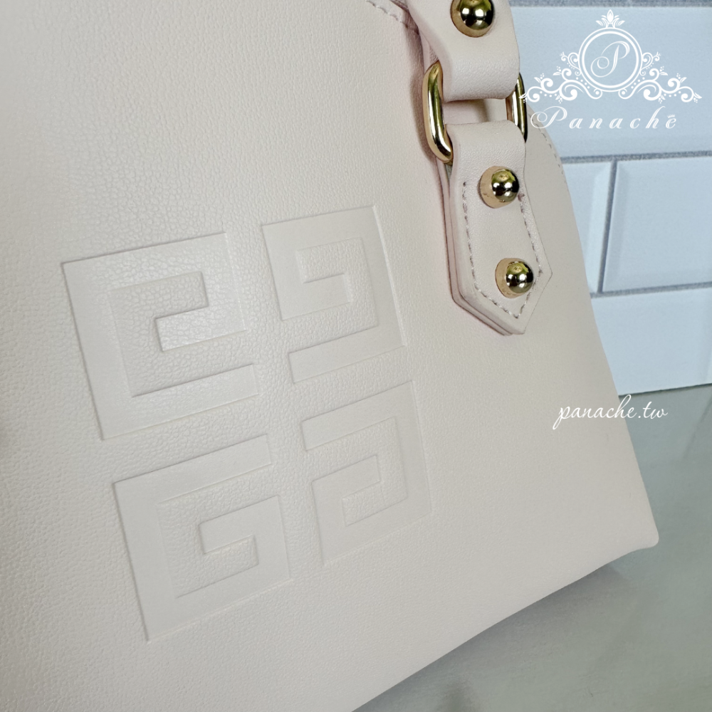 GIVENCHY 紀梵希粉色貝殼手提包-細節圖2