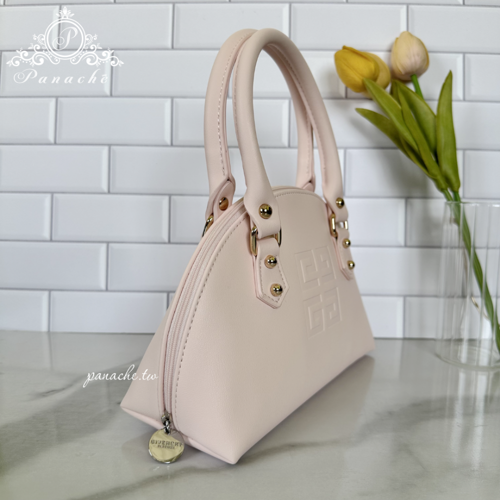 GIVENCHY 紀梵希粉色貝殼手提包-細節圖3