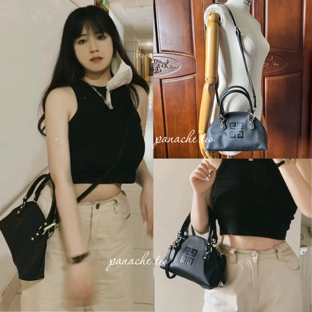 givenchy紀梵希黑色手提包/側背/斜背包-細節圖9