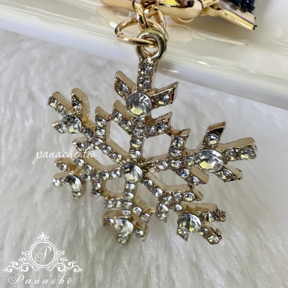 chanel絲帶改造髮圈 抓夾 鯊魚夾 髮箍 吊飾鑰匙圈-細節圖5