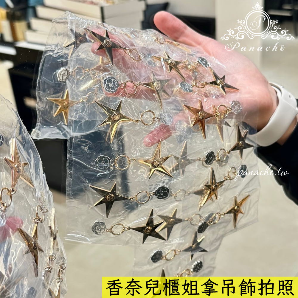 chanel絲帶改造髮圈 抓夾 鯊魚夾 髮箍 吊飾鑰匙圈-細節圖11