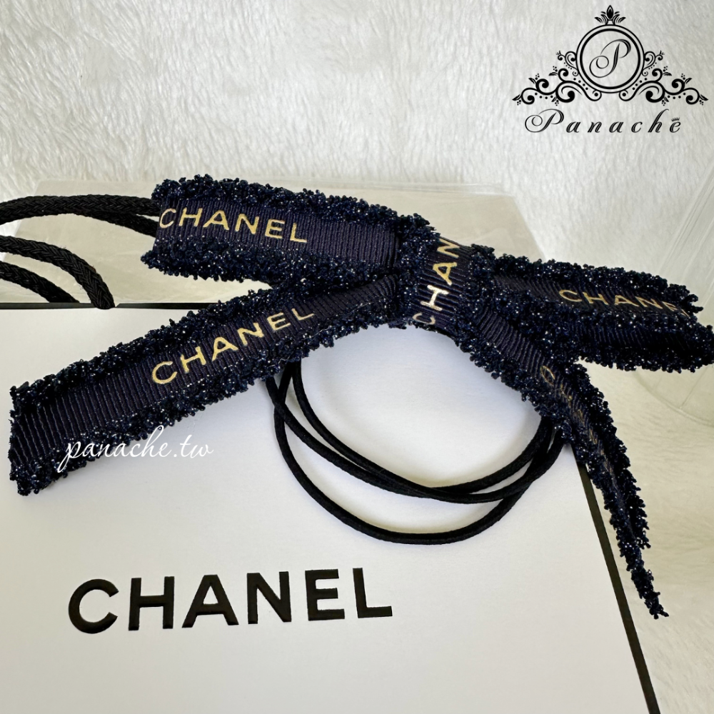 chanel絲帶改造髮圈 抓夾 鯊魚夾 髮箍 吊飾鑰匙圈-規格圖11