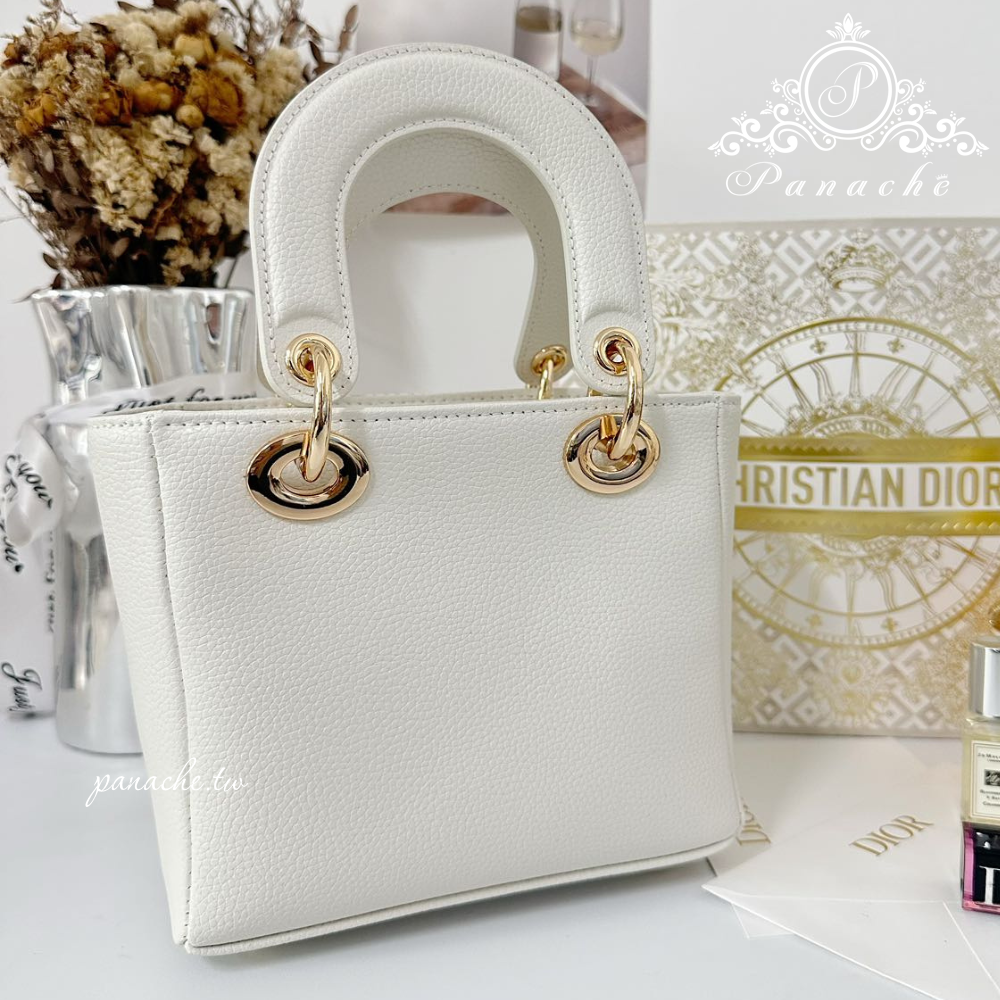Dior VIP限量改造Lady Dior風三用包｜鏈條手提斜背側背｜金色圖騰 不撞包設計款-細節圖4