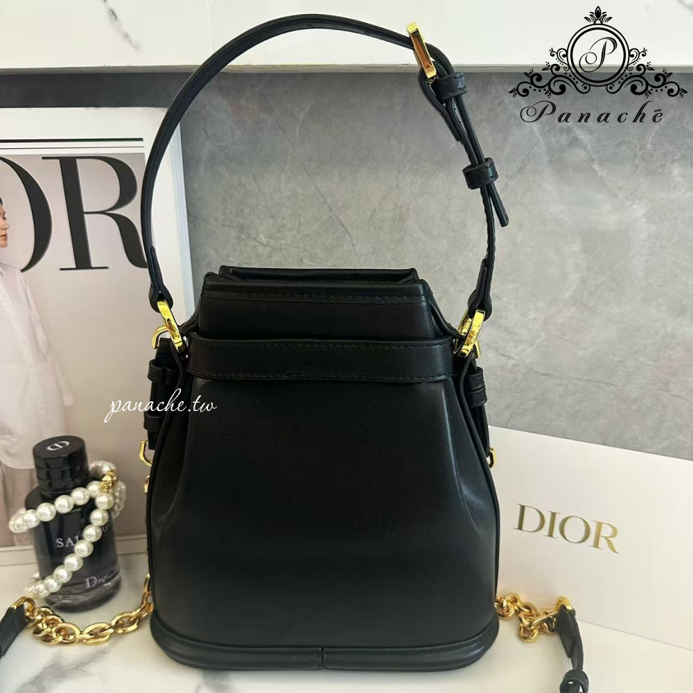 Dior VIP禮物改造包｜C’est Dior風格｜亞麻水桶包｜手提斜背兩用-細節圖7