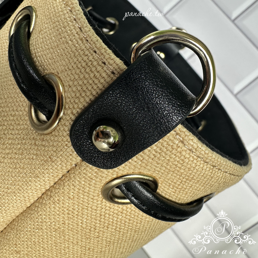 DIOR VIP禮束口袋改造水桶包 奶茶色 手工製作 斜背包 側背包 精品改造包-細節圖5