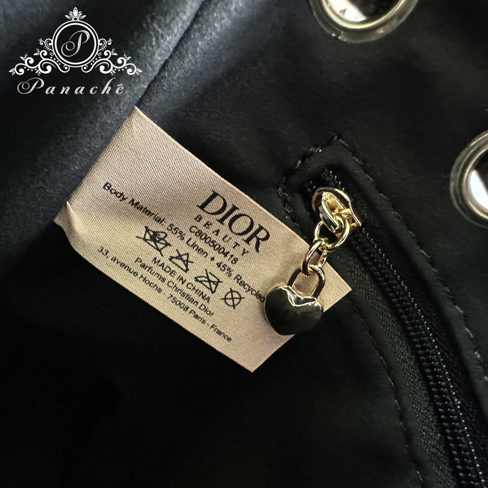 DIOR VIP禮束口袋改造水桶包 奶茶色 手工製作 斜背包 側背包 精品改造包-細節圖7