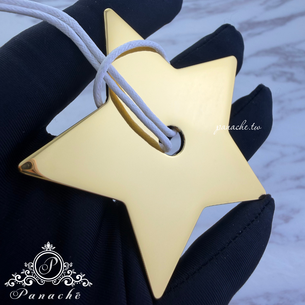 DIOR VIP限定幸運星金屬吊飾｜金色星星掛飾｜附DIOR白盒及說明書｜收藏擺飾禮品-細節圖5