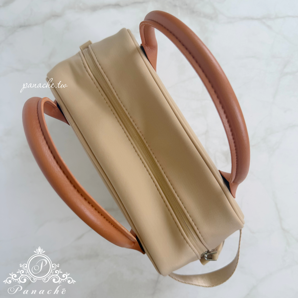 BURBERRY HERO限量贈品改造手提包｜奶茶棕化妝包改造｜可加背帶變斜背包｜專業製包師傅製作-細節圖4