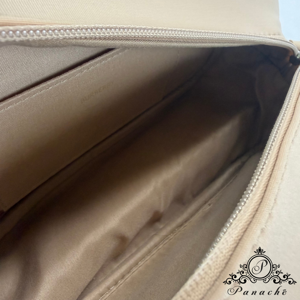 BURBERRY HERO限量贈品改造手提包｜奶茶棕化妝包改造｜可加背帶變斜背包｜專業製包師傅製作-細節圖5
