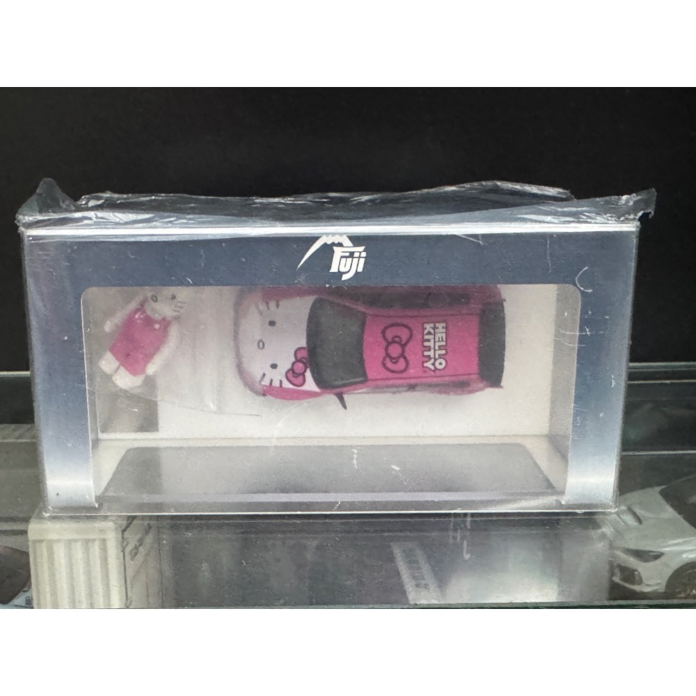 1/64 富士 64 Pandem CIVIC EG6 Rocket Bunny 粉色 Hello Kitty 帶公仔-細節圖2