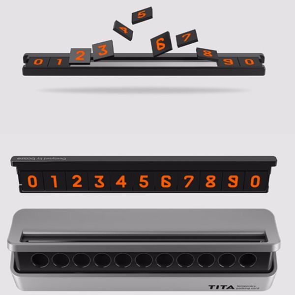 【金車屋】 TITA 原裝正品 停車牌 暫停一下 臨停 可隱藏 臨時停車 停車卡 暫時停車 電話號碼 汽車百貨 停車板-細節圖5