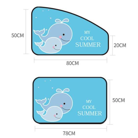 【金車屋】卡通窗簾 磁性 遮陽窗簾 磁鐵吸附 四層防曬 抗UV 免用吸盤   遮陽檔 隔熱簾 遮光板 汽車窗簾 車用窗簾-細節圖6