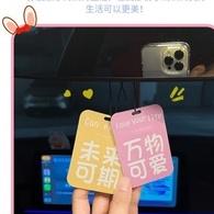 【金車屋】《抖音熱線款》車載香薰香片掛件汽車香水抖音吊墜持久香氛用品除異味裝飾擺件-細節圖2