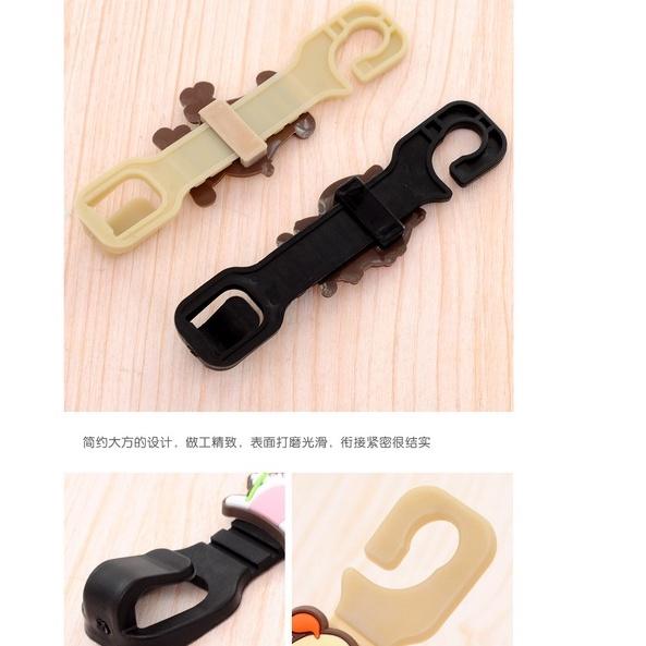 【金車屋】卡通汽車掛鉤椅背多功能車內座椅掛鉤車用S鉤2個裝-細節圖4