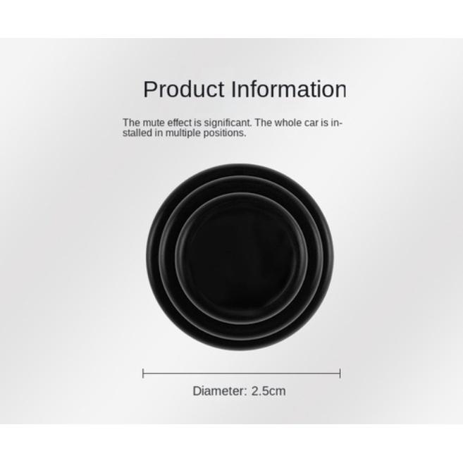 【金車屋】車門減震片 汽車車門防撞減震墊 防震片 隔音墊片 減震片 車門緩衝墊片 靜音墊片 減震墊片-細節圖3
