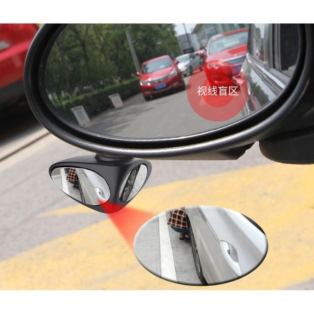 【金車屋】汽車倒車小圓鏡前后輪雙面輔助后視鏡360度車用盲區加裝廣角鏡-細節圖2