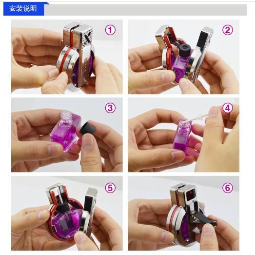 【金車屋】佰香島 車用香水夾 鍍金工藝 捷克水鑽 出風口 車 佰香島汽車出風口香水 鑲鉆X帶鉆車用空調清新劑 車載香薰座-細節圖4