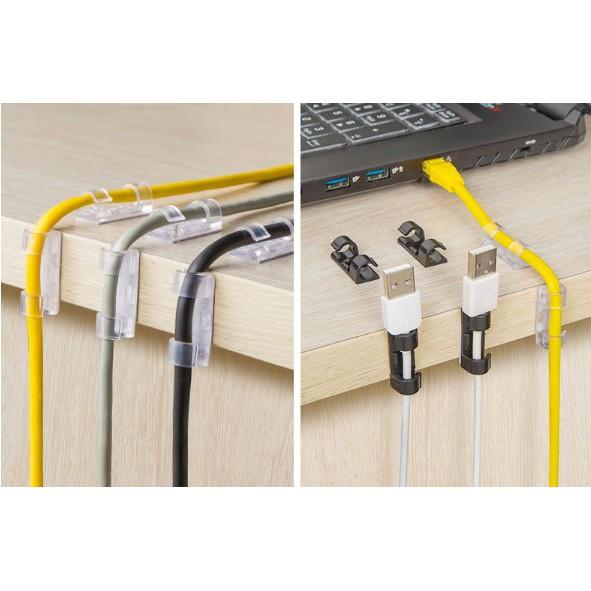【金車屋】桌面電線收納 充電線集線器 理線器 電腦線繞線器 固定架 數據線耳機收納器 理線器固定夾 線卡子 網線收納-細節圖3