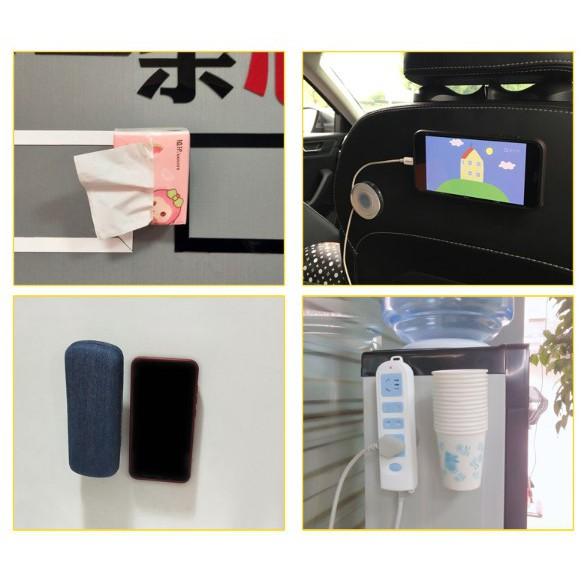 【金車屋】抖音同款 奈米黑科技 免打孔 奈米貼 無痕雙面貼 收納魔力貼 隨手貼 萬能手機貼 無痕黑科技 萬能貼 粘貼牢固-細節圖3