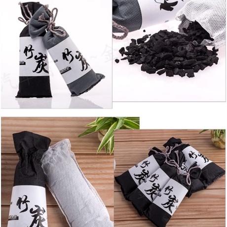 【金車屋】竹炭包 100G  除濕包 竹炭 除溼 除濕 防潮 除臭 除異味 活性炭 適用 衣櫥 汽車-細節圖6