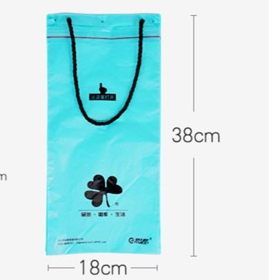 【金車屋】車用垃圾袋 可撕 帶黏封口 隨開即用可收納垃圾小物 掛繩設計  一包50入 藍色.紅色-細節圖3