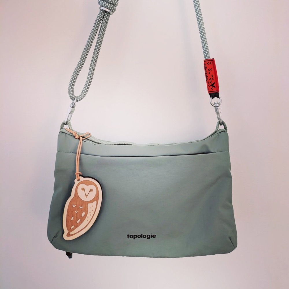 ( Alpine Days 原創商品 )  台灣草鴞 木製吊飾-細節圖2